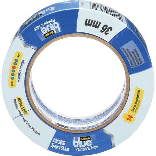 Ruban pour peintre ScotchBlue Original 2090, 36 mm (1-2/5") x 55 m (180'), Bleu Fastek