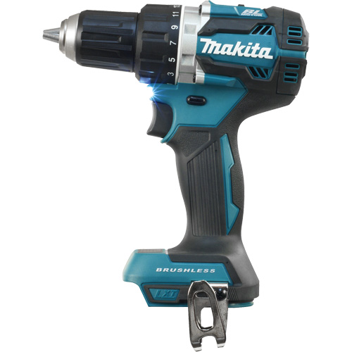 Drill Driver with Brushless Motor (Tool Only), Lithium-Ion, 18 V, 1/2" Chuck, 530 in-lbs Torque Fastek