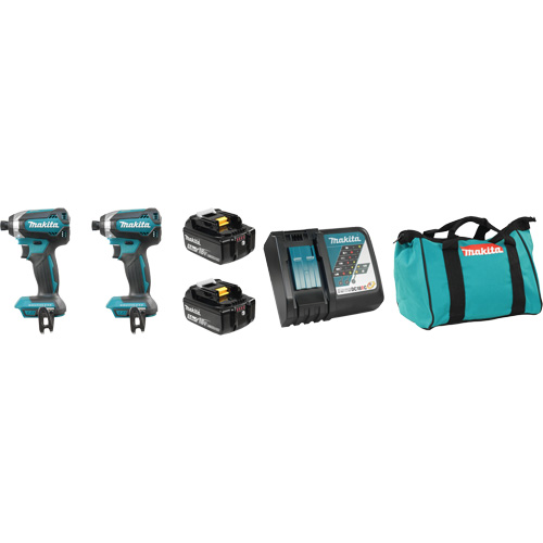 Ensemble de 2 outils avec moteur sans balai LXT, Lithium-ion, 18 V Fastek