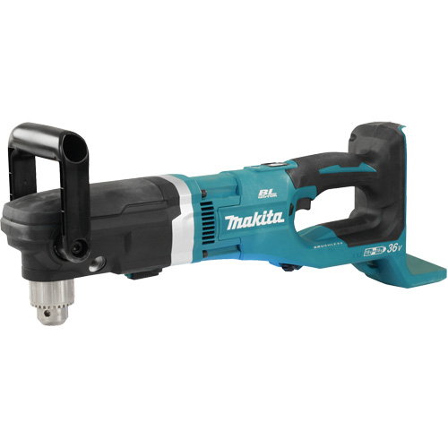 Angle Drill with Brushless Motor (Tool Only), 18 V, 1/2" Chuck, Lithium-Ion Fastek