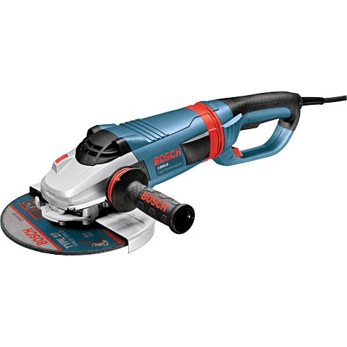 High Performance Large Angle Grinder, 9", 120 V, 15 A, 6500 RPM Fastek