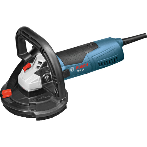Concrete Surfacing Grinder with Dust-Collecting Shroud Fastek