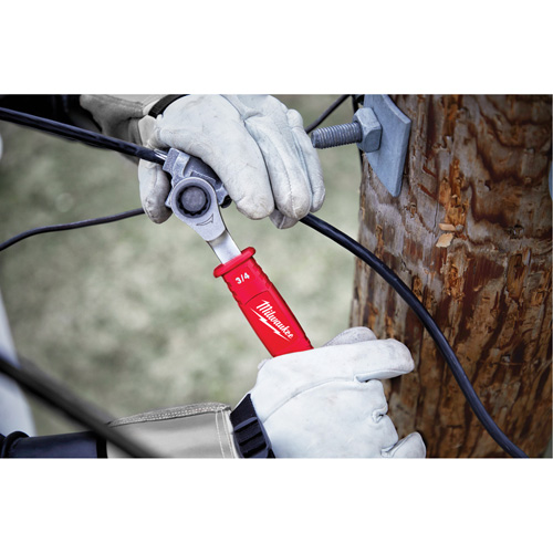 Cl&eacute; polygonale isol&eacute;e &agrave; cliquet 2 en 1 pour le monteur de ligne Fastek