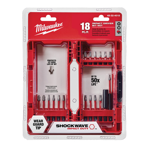 Jeu d'embouts pour cl&eacute; &agrave; chocs Shockwave Fastek