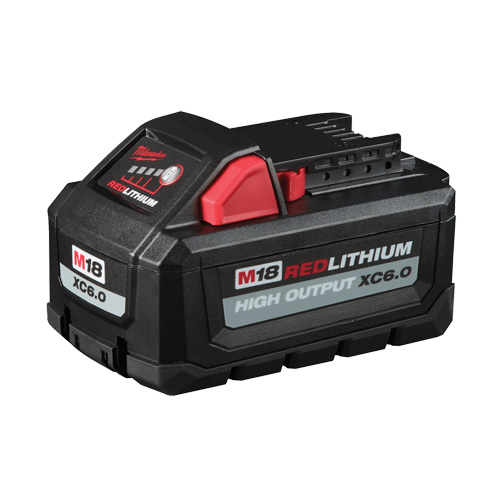 Bloc-pile M18 Redlithium High Output 6.0, Lithium-ion, 18 V, 6,0 Ah Fastek