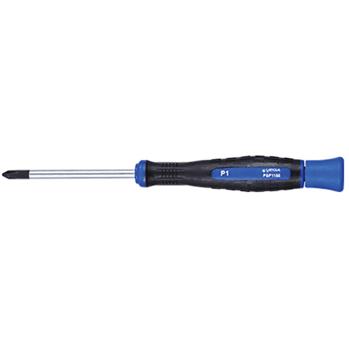 Phillips Precision Screwdriver, #00, 5" L, Cushion Grip Handle Fastek