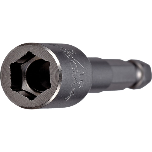 Tourne-&eacute;crou, Embout 1/4", Prise 1/4", 2-9/16" lo, Non magn&eacute;tique Fastek