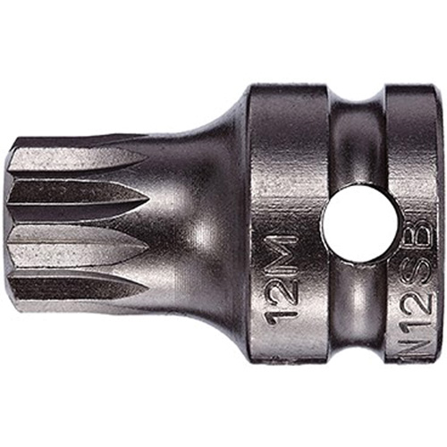 Socket Bit, Triple Square, 5 x 1" L, 3/8" Drive Fastek