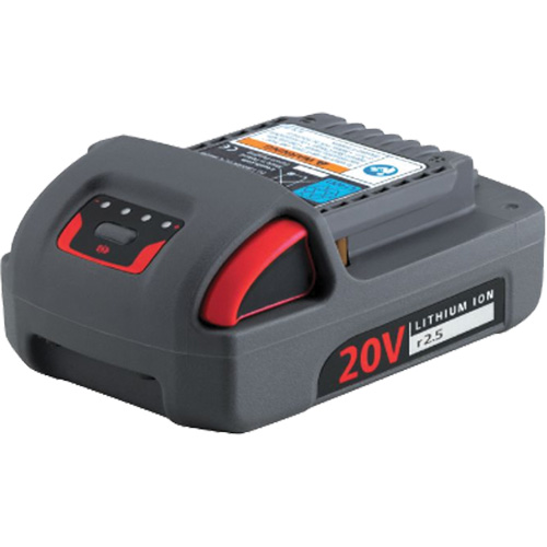IQV20 Series Battery, Lithium-Ion, 20 V, 2.5 Ah Fastek