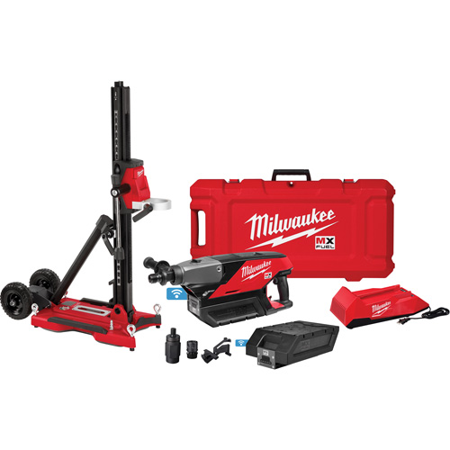 MX Fuel Handheld Core Drill Kit with Stand Fastek