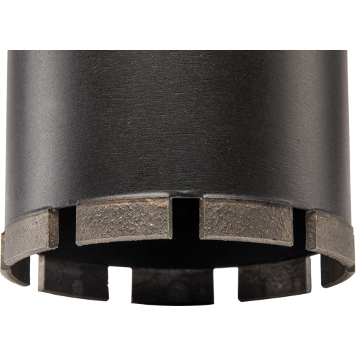 Diamond Ultra Wet Core Drill Bit, 2", 16" Depth of Cut, 1/4"-7 Thread Fastek