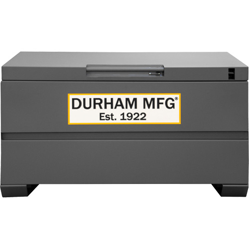 Jobsite Storage Box, 48" x 24" x 27-13/16", Steel, Grey Fastek