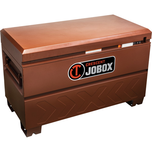 Site-Vault Chest, 72" x 24" x 30-3/4", Steel, Orange Fastek