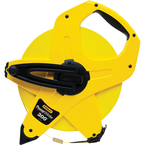 PowerWinder&reg; Long Tape Measure, 1/2" x 300', Imperial Graduations Fastek