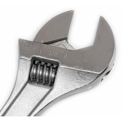 Cl&eacute; &agrave; molette, 15" lo, la max. 1-11/16", Chrome Fastek