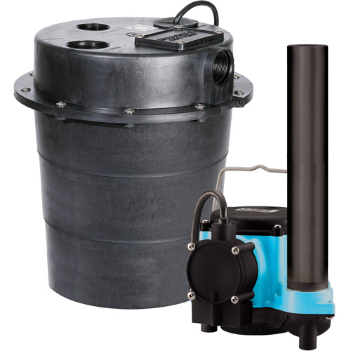 WRS Series Submersible Pump, 45 GPM, 115 V, 9 A, 1/3 HP Fastek