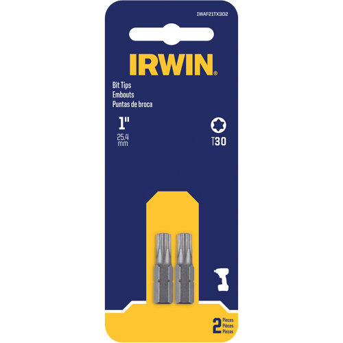 Embouts de tournevis &agrave; ins&eacute;rer, Torx, T-30, Prise 1/4" Fastek