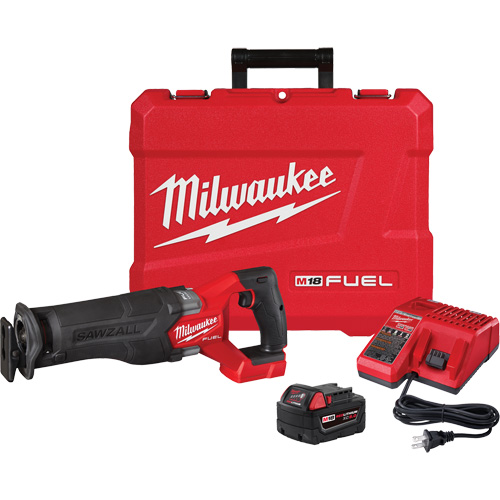M18 Fuel Sawzall&reg; Reciprocating Saw Kit, 18 V, Lithium-Ion Battery, 3000 SPM Fastek