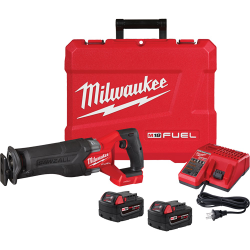 M18 Fuel Sawzall&reg; Reciprocating Saw Kit, 18 V, Lithium-Ion Battery, 3000 SPM Fastek