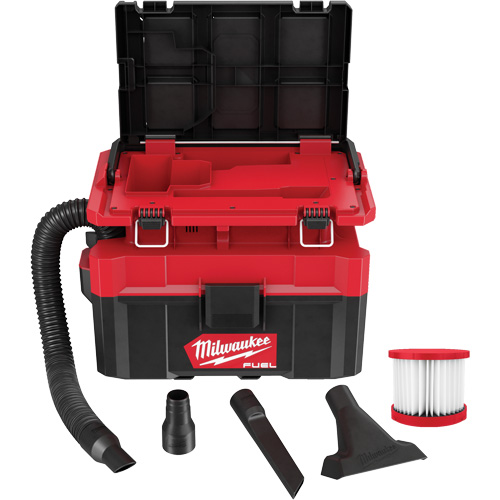 Aspirateur humide/sec sans fil M18 Fuel Packout (outil seulement), 18 V, Capacit&eacute; 2,5 gal. Fastek