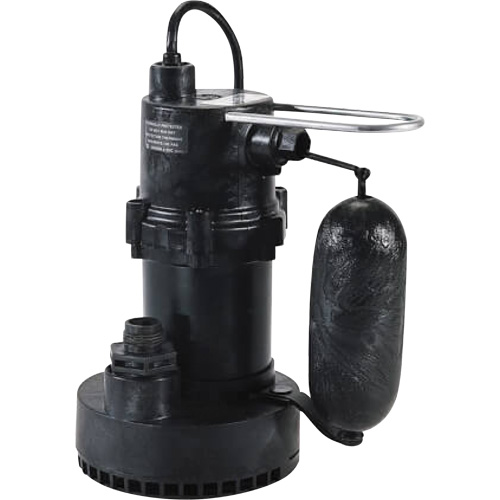 5.5 Series Sump Pump, 35 GPM, 115 V, 3.5 A, 1/4 HP Fastek