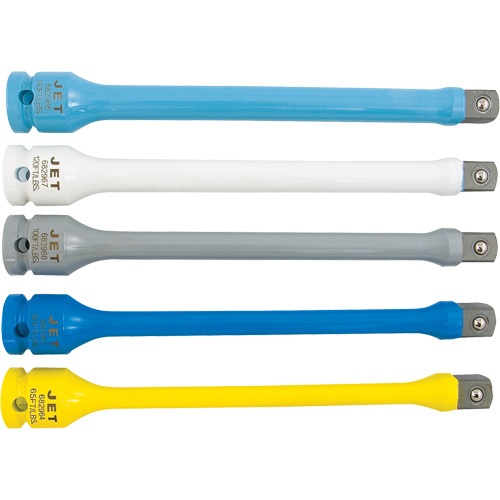 JTLE-5S Jeu de rallonges limiteurs de couple pour cl&eacute; &agrave; chocs, Prise 1/2", Couple de 65 lb-pi/80 lb-pi/100 lb-pi/120 lb-pi/140 lb-pi, Multiple Fastek