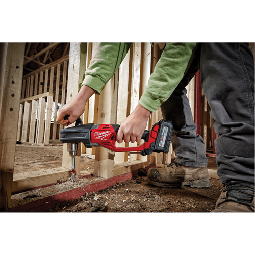M18 Fuel Hole Hawg&reg; Right Angle Drill (Tool Only), 18 V, 1/2" Chuck, Lithium-Ion Fastek