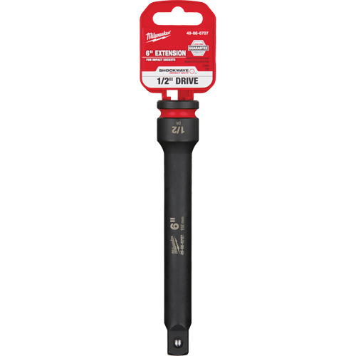 Rallonge pour douille Shockwave Impact Duty, Chocs, Prise 1/2", 6" lo Fastek