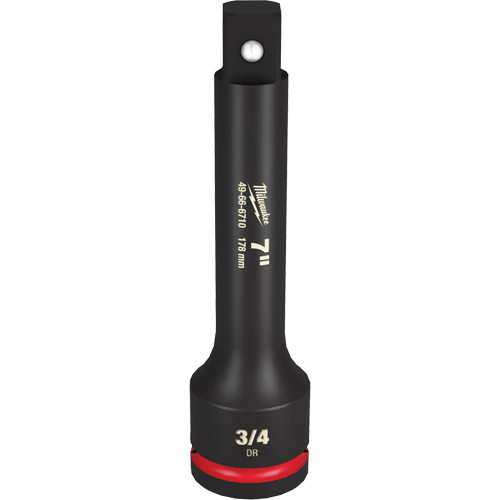 Shockwave Impact Duty Socket Extension, Impact, 3/4" Drive, 7" L Fastek