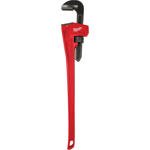 Pipe Wrench, 8" Jaw Capacity, 60" Long, Powder Coated Finish Fastek