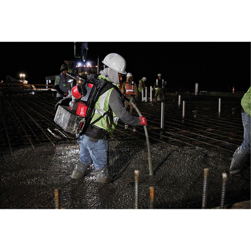 Ensemble vibrateur &agrave; b&eacute;ton &agrave; dos MX Fuel Fastek