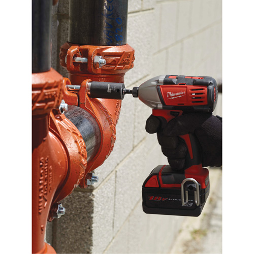 Shockwave Impact Socket Adapter, 1/4" Drive Size, 1/2" Male Size, Ball, 2" L Fastek