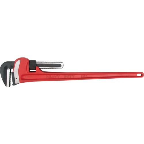 Pipe Wrench, 5" Jaw Capacity, 36" Long, Powder Coated Finish, Ergonomic Handle Fastek
