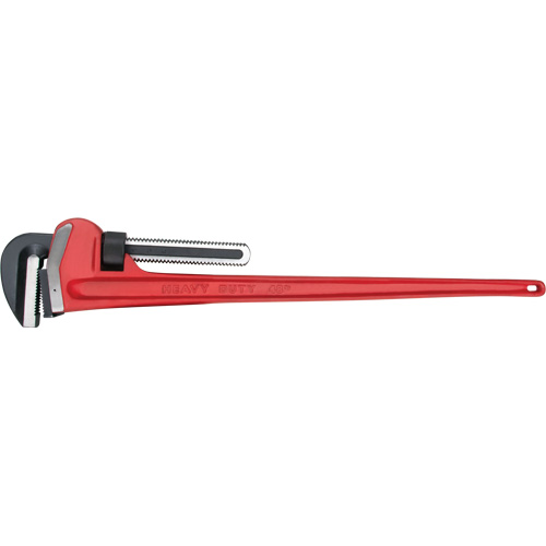 Pipe Wrench, 6" Jaw Capacity, 48" Long, Powder Coated Finish, Ergonomic Handle Fastek