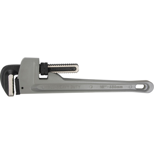 Pipe Wrench, 2-1/2" Jaw Capacity, 18" Long, Ergonomic Handle Fastek