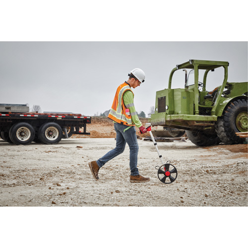 Digital Measuring Wheel, 12"/30 cm, 10000' Range Fastek