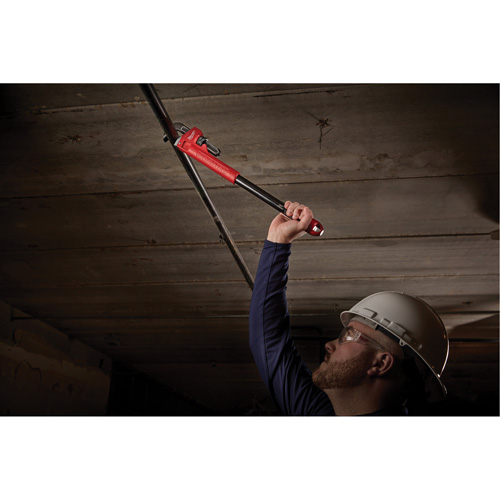 Cl&eacute; &agrave; tuyau adaptable Cheater, Cap des m&acirc;choires 2-1/2", Longueur 18"/24"/10", Fini Rev&ecirc;tement en poudre, Prise Ergonomique Fastek