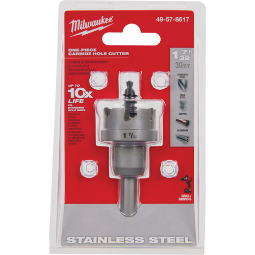 Scies-cloches au carbure monobloc, 1-7/32", Profondeur de la coupe de 3/16" Fastek