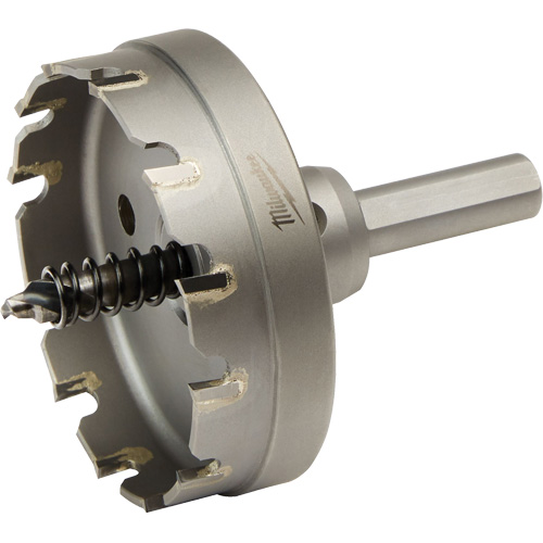 One-Piece Carbide Hole Cutters, 2-1/2", 3/16" Depth of Cut Fastek