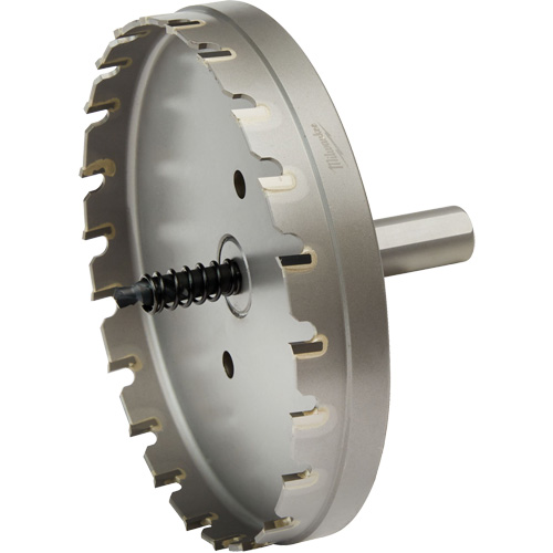 One-Piece Carbide Hole Cutters, 4-1/2", 3/16" Depth of Cut Fastek