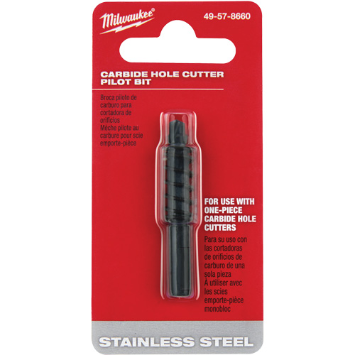 Tr&eacute;pan pilote pour scie-cloche au carbure, Profondeur de la coupe de 3/16" Fastek