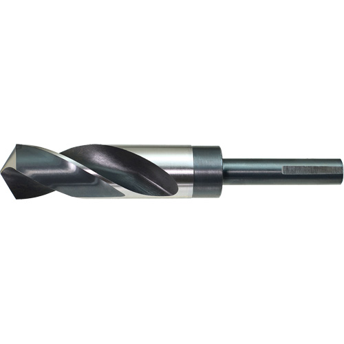 Foret &agrave; tige r&eacute;duite Drillco, 9/16", Acier rapide, Cannelure 3", Pointe de 118° Fastek