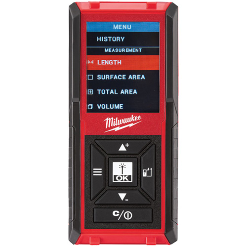 Laser Distance Meter, 0' - 330' (0 m - 100.6 m) Range, Digital (Electronic) Fastek