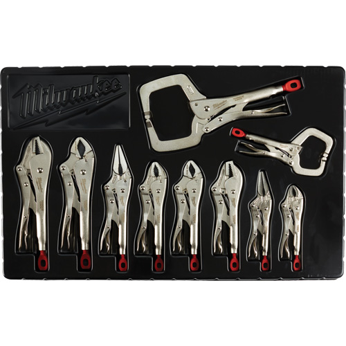 Torque Lock Pliers Kit, 10 Pieces Fastek
