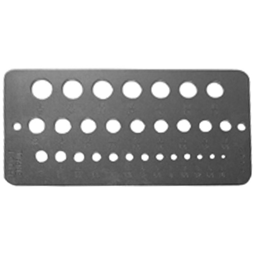 Drillco&reg; Wire Sizes Drill Gauge Fastek