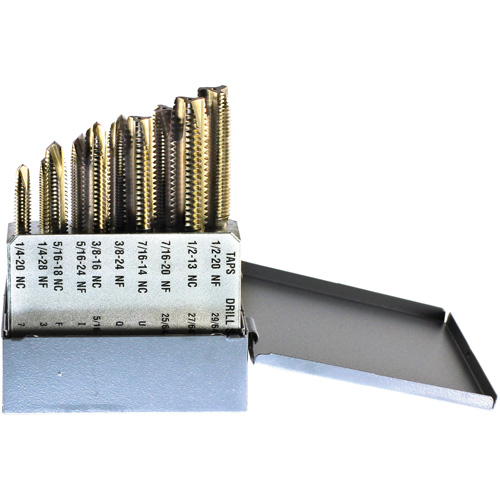 Drillco&reg; Tap Set, 10 Pieces Fastek