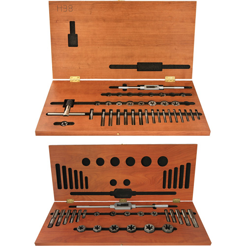 Drillco&reg; Tap & Hex Die Set, 58 Pieces Fastek
