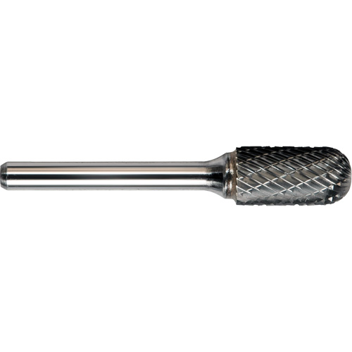Drillco&reg; Single Cut Ballnose Cylinder Burr, SC-12 Fastek