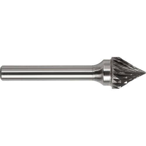 Drillco&reg; Single Cut 60° Cone Burr, SJ-1 Fastek