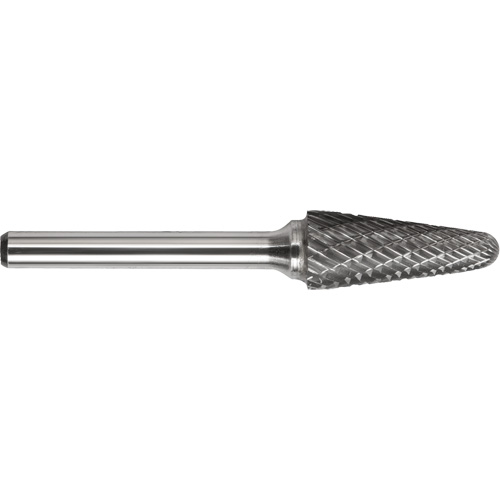 Drillco&reg; Single Cut Ballnose Cone Burr, SL-1 Fastek